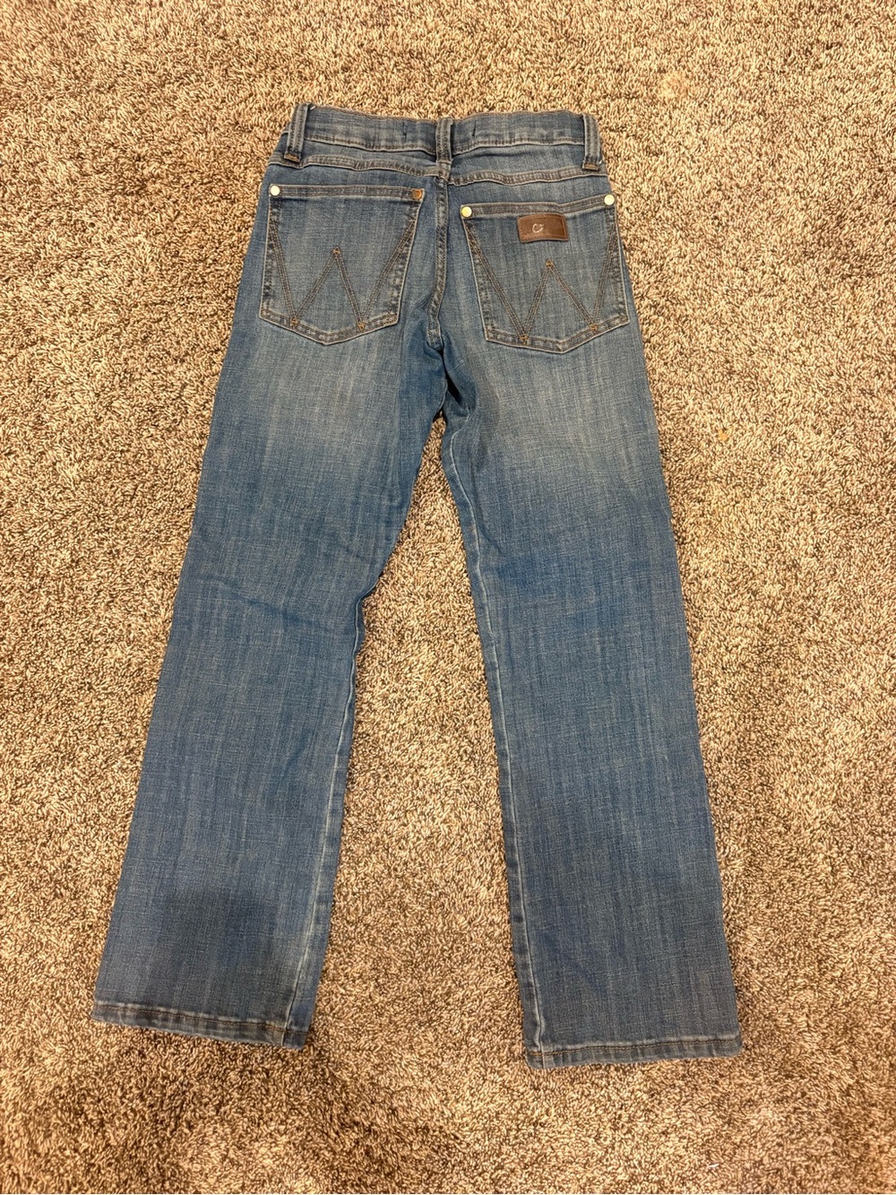Wrangler Kids Medium Blue Straight-Leg Jeans